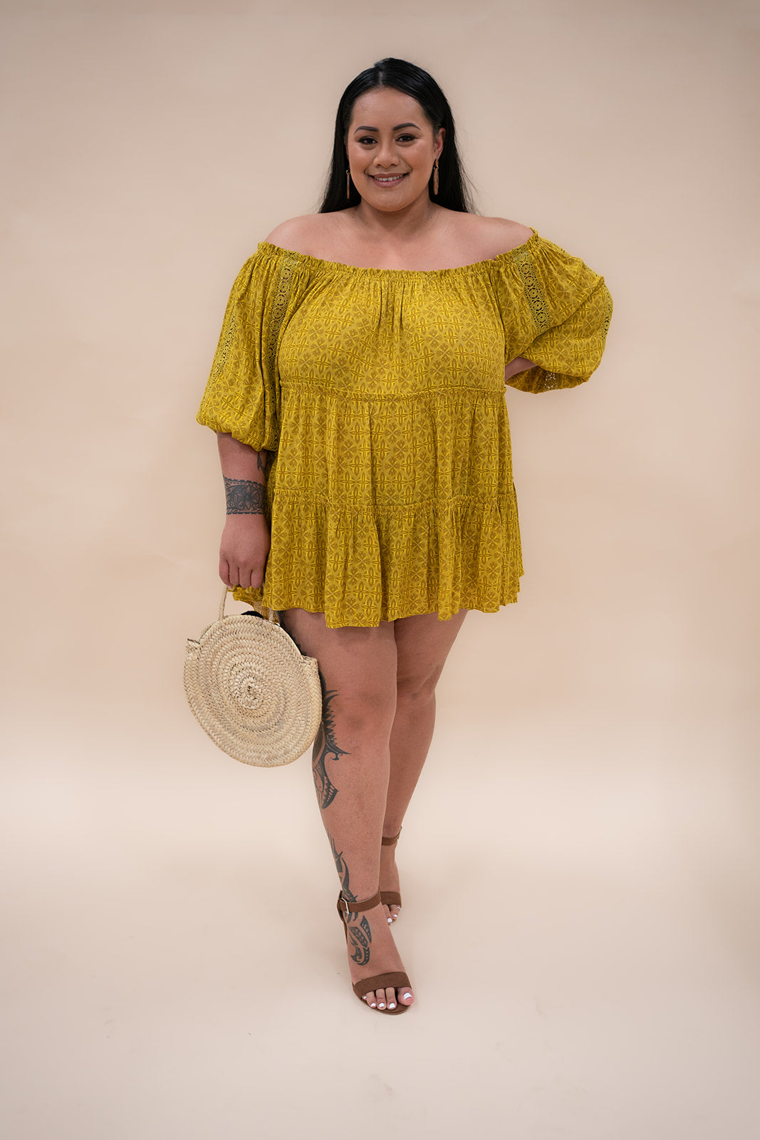HOKU off-the-shoulder dress