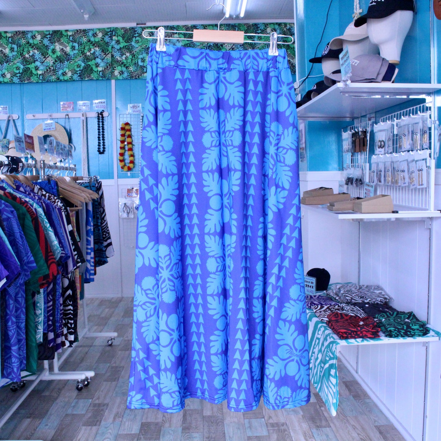 Manahau ロングスカート ~Hawaiian Quilt~