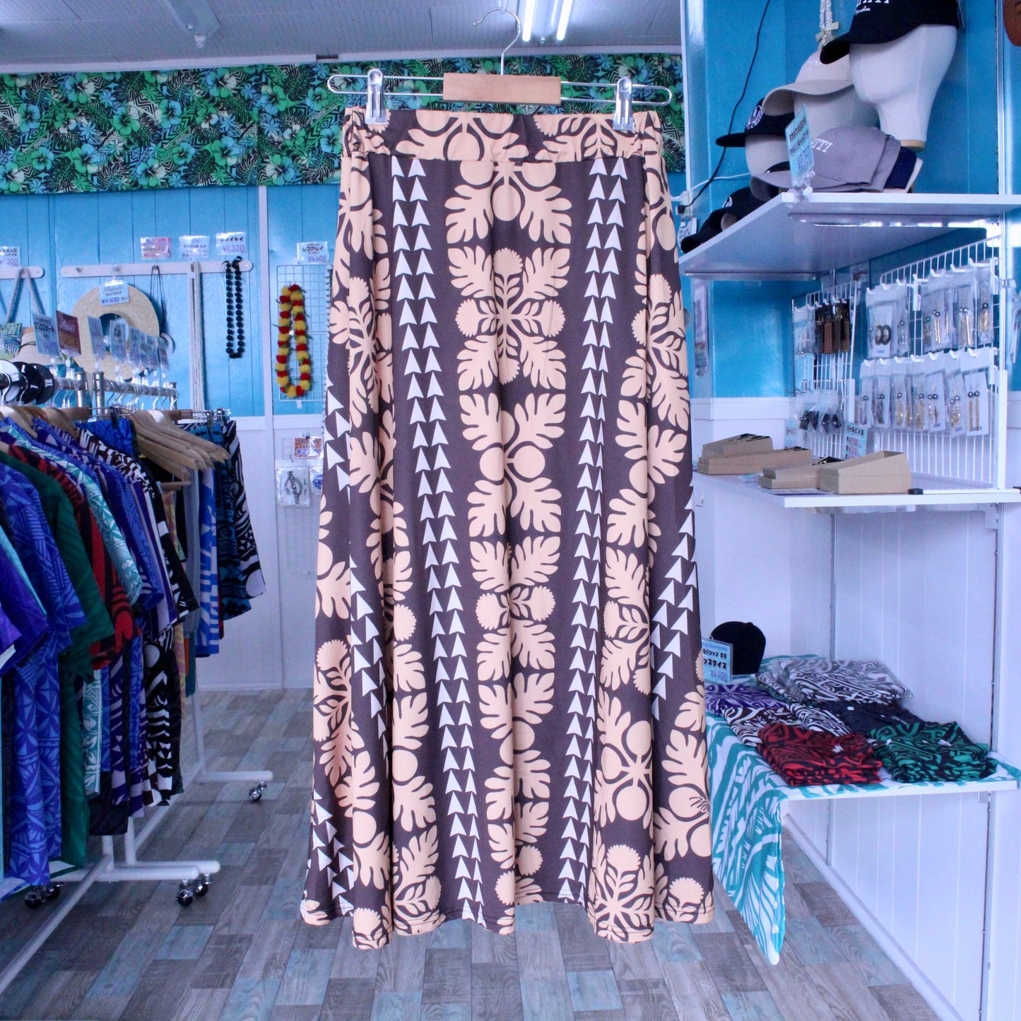 Manahau ロングスカート ~Hawaiian Quilt~