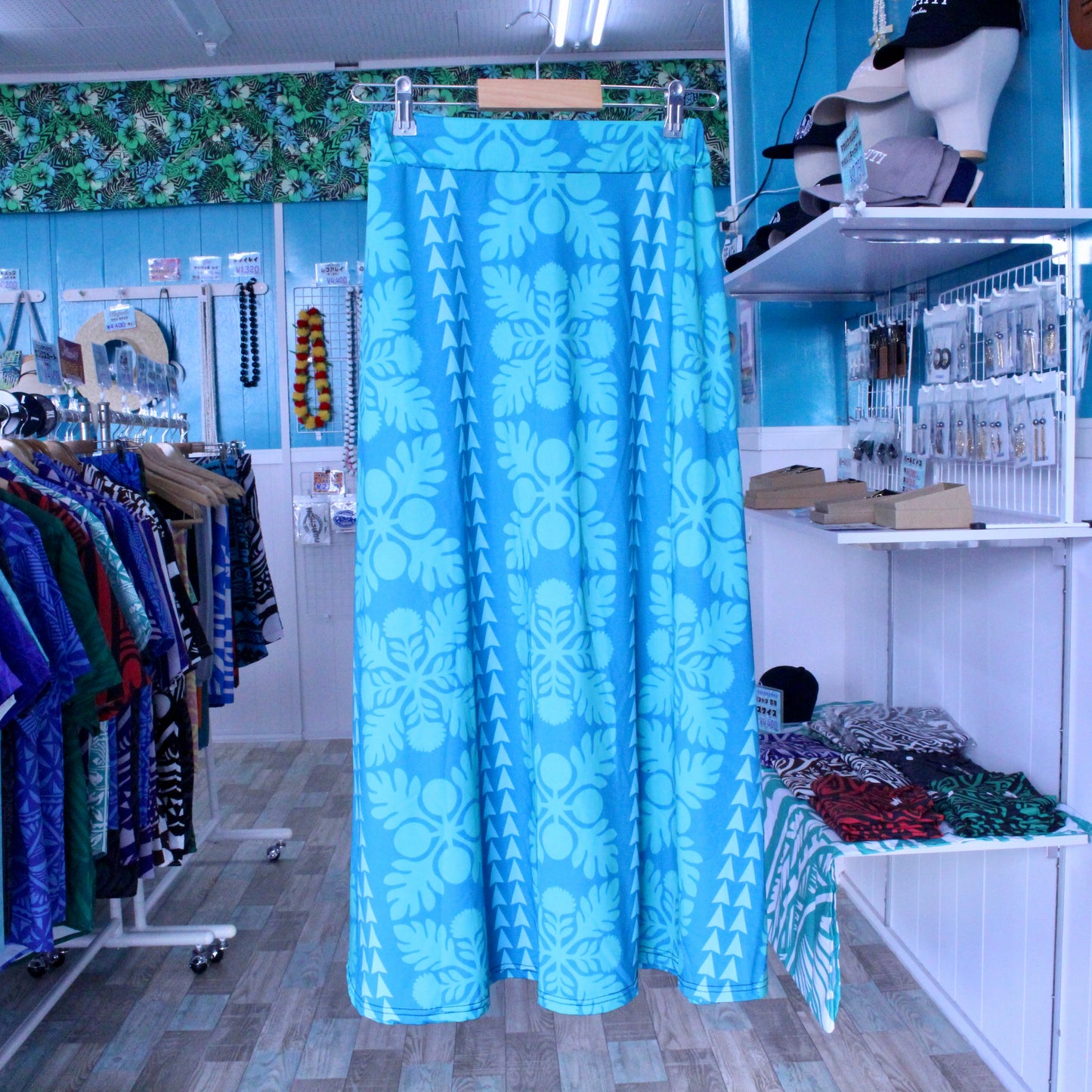 Manahau ロングスカート ~Hawaiian Quilt~