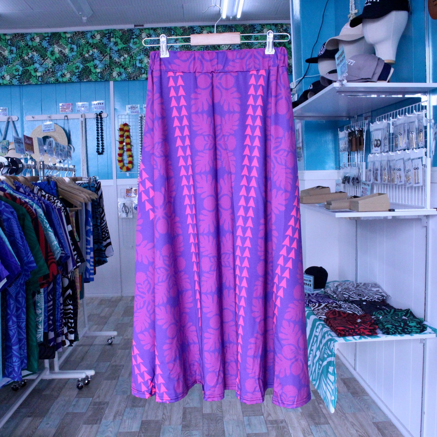 Manahau ロングスカート ~Hawaiian Quilt~