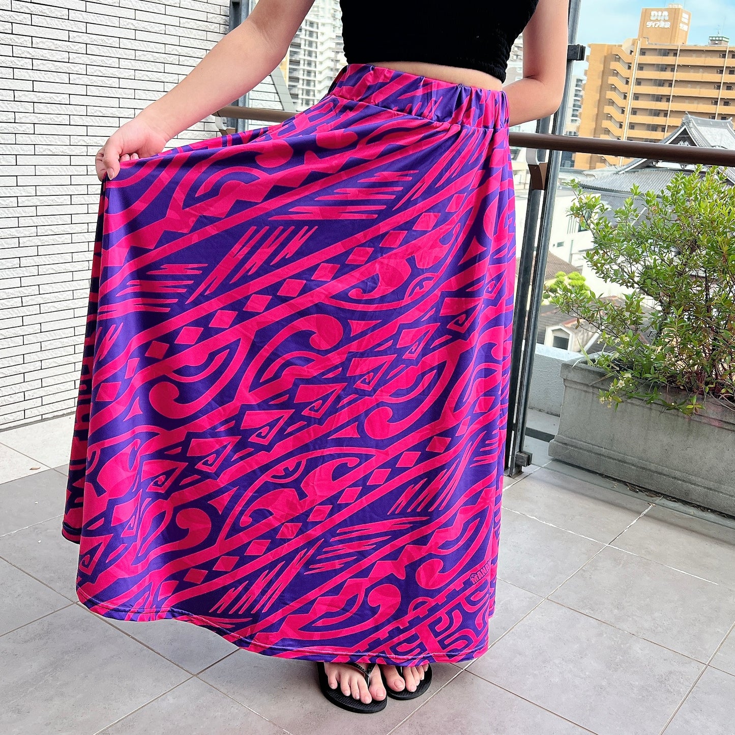 Manahau ロングスカート ~Tahitian Tribal~
