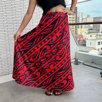 Manahau ロングスカート ~Tahitian Tribal~