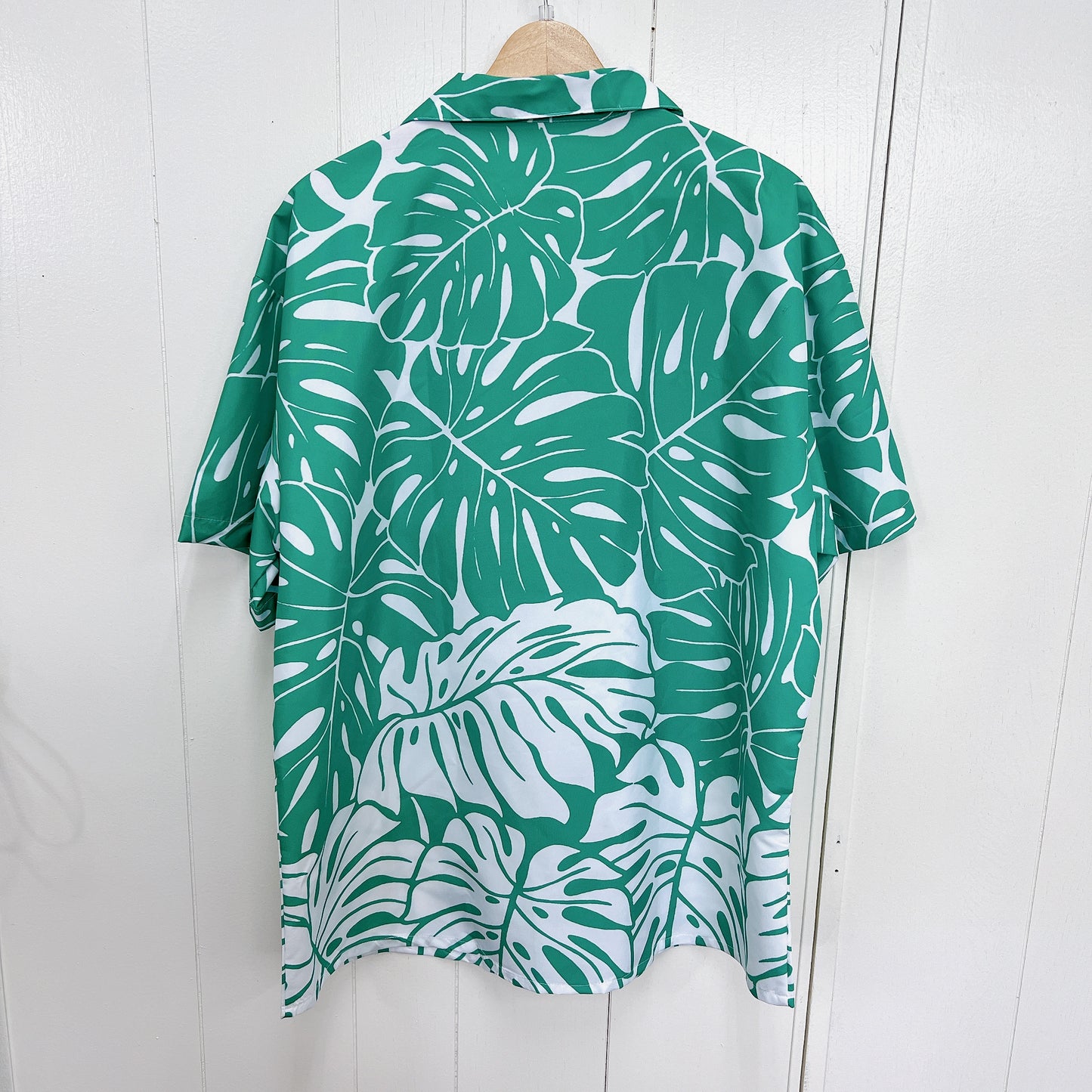 Hawaiian Aloha Shirt &lt;Monstera&gt;