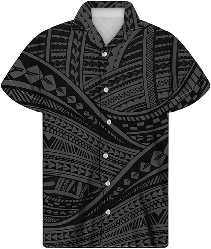 Samoan Tribal Aloha Shirt