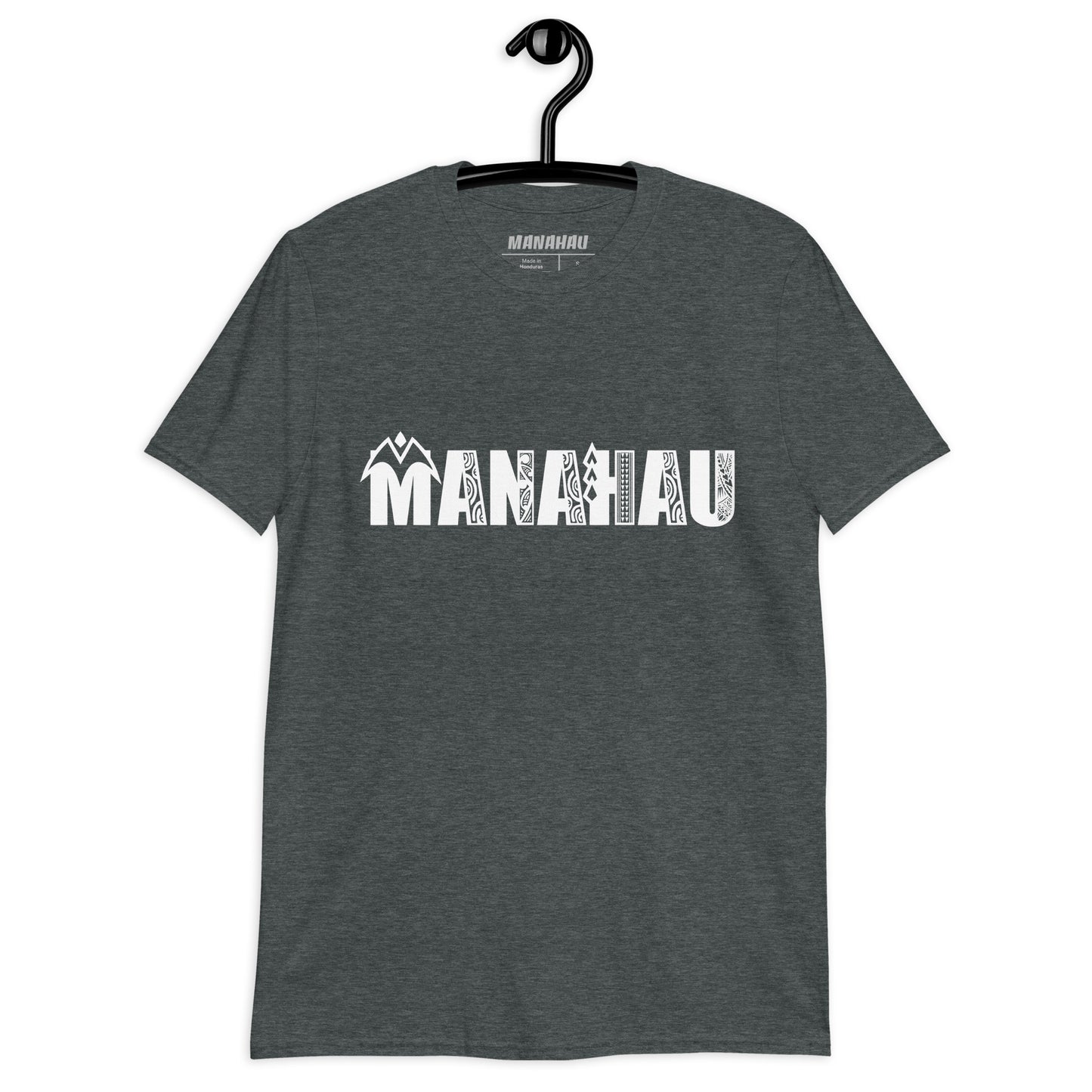 Manahau Tatau Logo T-shirt_White Print &lt;On Demand&gt;