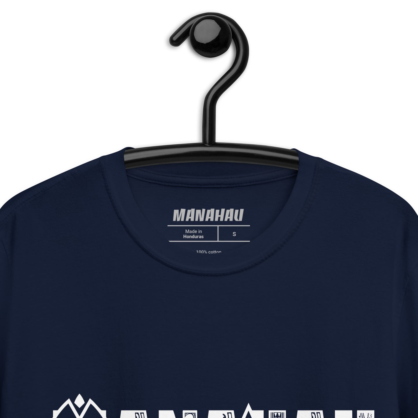 Manahau Tatau Logo T-shirt_White Print &lt;On Demand&gt;