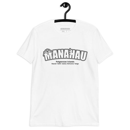 Manahau Warp Logo T-shirt_Black Print &lt;On Demand&gt;
